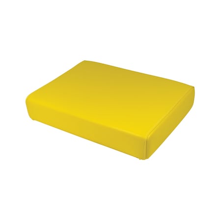 A & I Products Bottom Cushion, Wood Base, 19.5" x 14", YLW 15.4" x20.7" x3.7" A-AF3269R-6